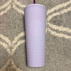 Starbucks Lilac Grid Tumbler